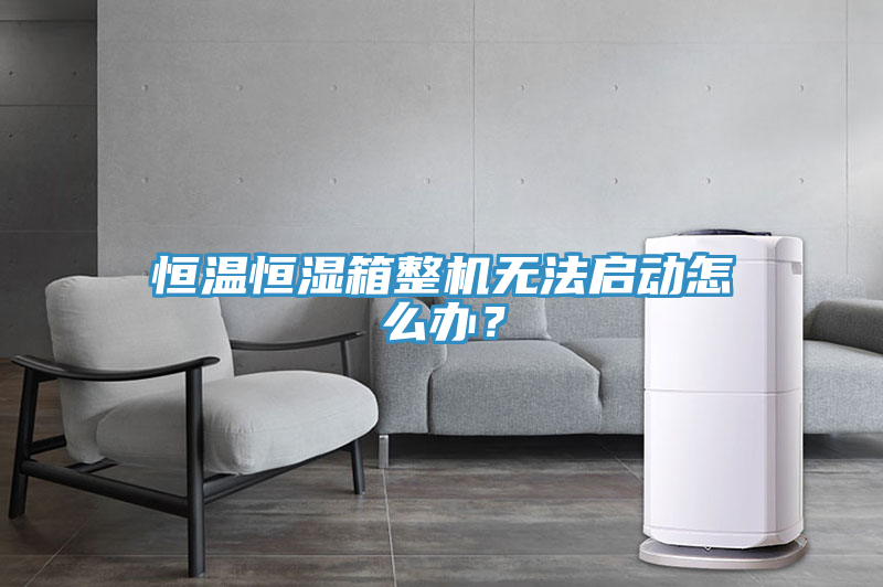 恒温恒湿箱整机无法启动怎么办？