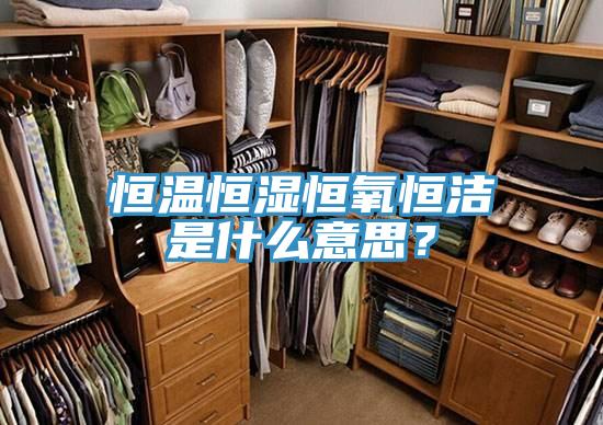 恒温恒湿恒氧恒洁是什么意思？
