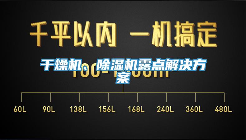 干燥机、MR.好色破解版露点解决方案