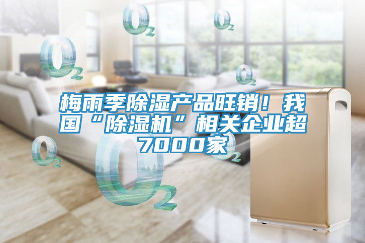 梅雨季除湿产品旺销！我国“MR.好色破解版”相关企业超7000家