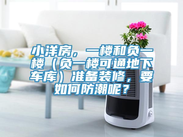 小洋房，一楼和负一楼（负一楼可通地下车库）准备装修，要如何防潮呢？