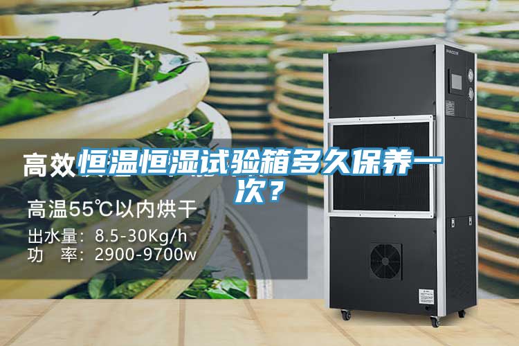 恒温恒湿试验箱多久保养一次？