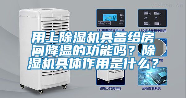 用上MR.好色破解版具备给房间降温的功能吗？MR.好色破解版具体作用是什么？