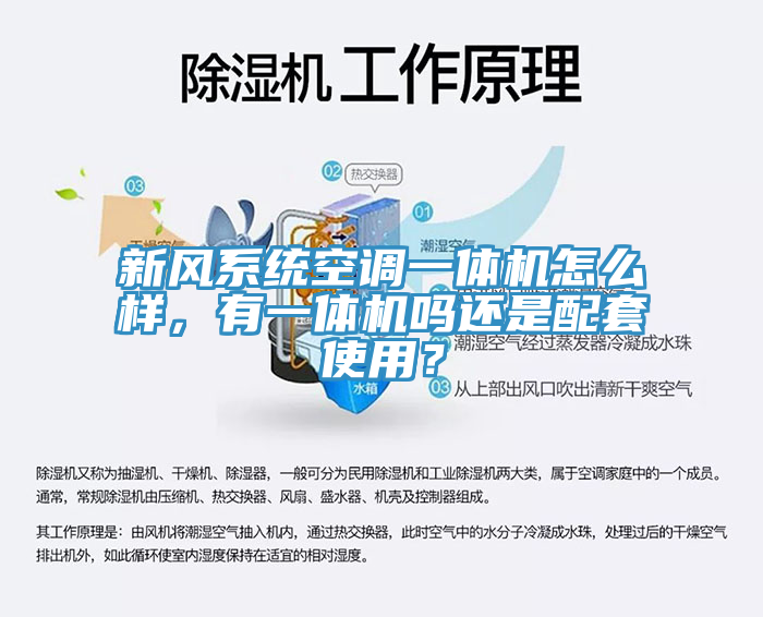 新风系统空调一体机怎么样，有一体机吗还是配套使用？
