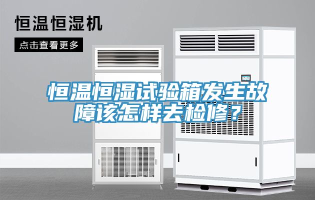 恒温恒湿试验箱发生故障该怎样去检修？