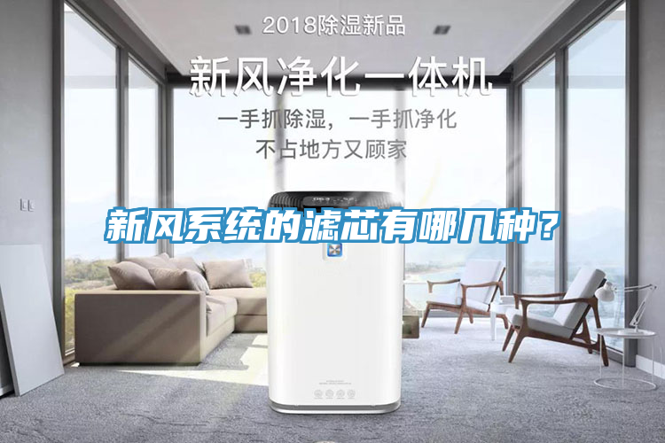 新风系统的滤芯有哪几种？