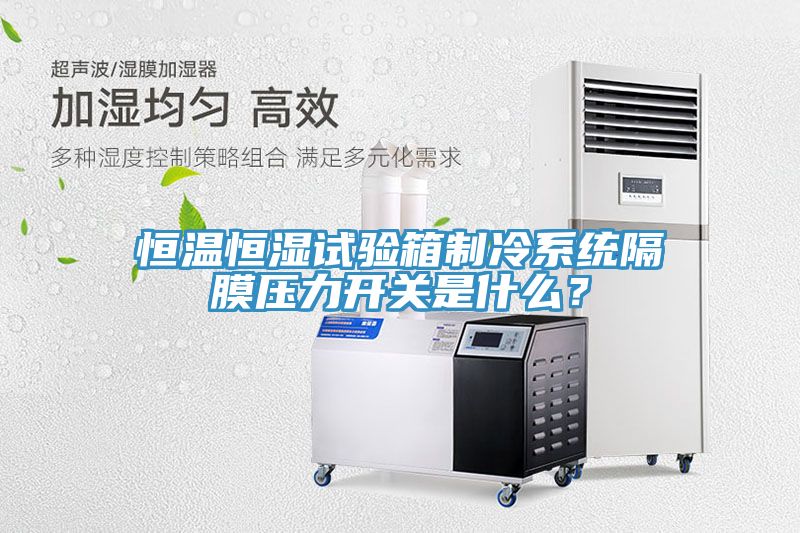 恒温恒湿试验箱制冷系统隔膜压力开关是什么？