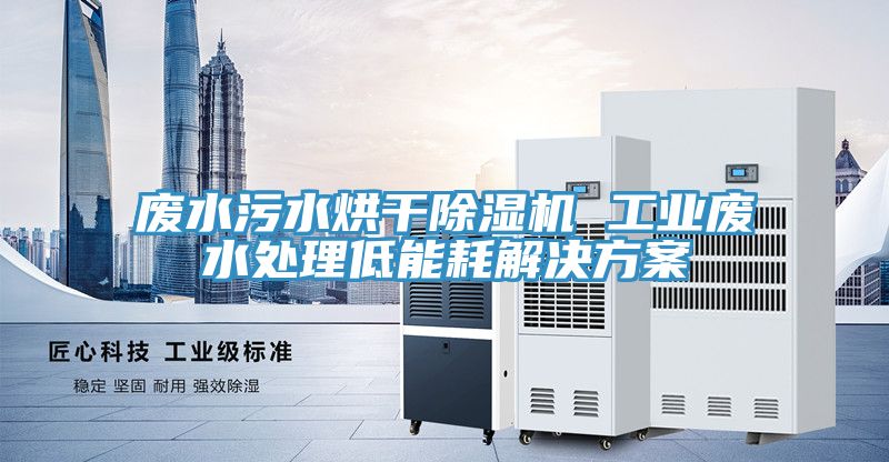 废水污水烘干MR.好色破解版 工业废水处理低能耗解决方案