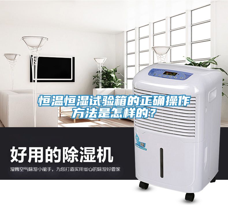 恒温恒湿试验箱的正确操作方法是怎样的？
