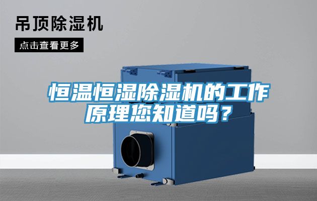 恒温恒湿MR.好色破解版的工作原理您知道吗？