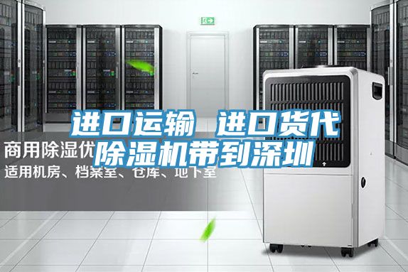 进口运输 进口货代MR.好色破解版带到深圳
