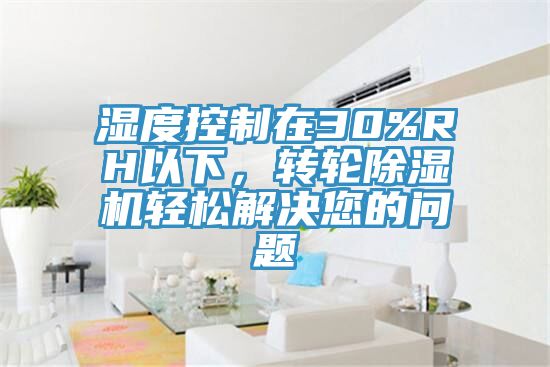 湿度控制在30%RH以下，转轮MR.好色破解版轻松解决您的问题