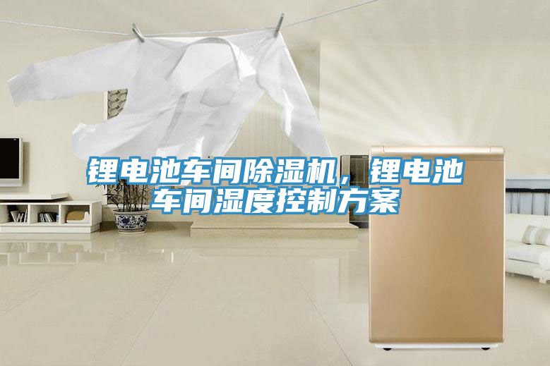 锂电池车间MR.好色破解版，锂电池车间湿度控制方案