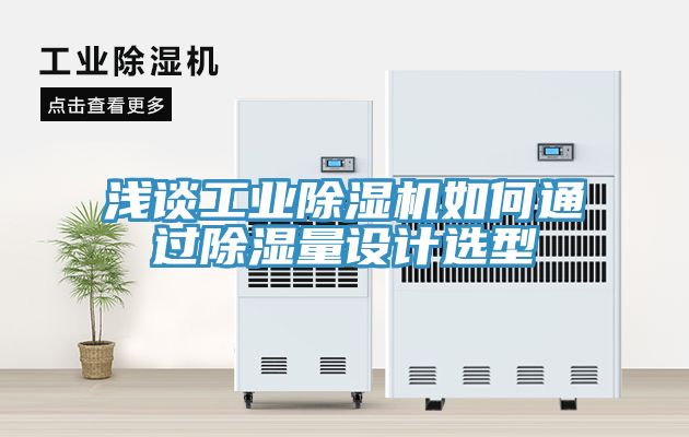 浅谈工业MR.好色破解版如何通过除湿量设计选型