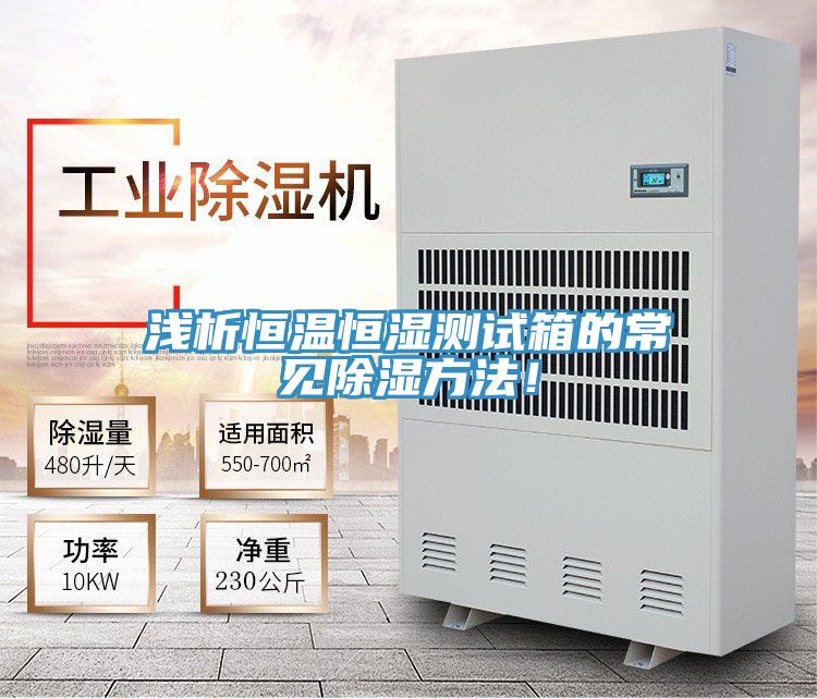 浅析恒温恒湿测试箱的常见除湿方法！