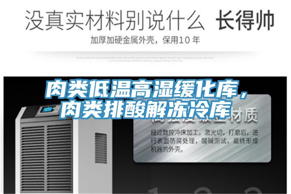 肉类低温高湿缓化库，肉类排酸解冻冷库